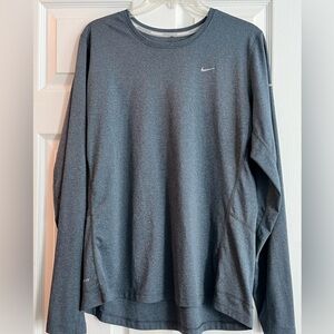 Nike Dri-Fit Long Sleeve Running Shirt, XL